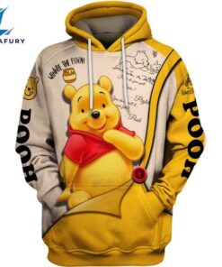 Pooh Pattern Cartoon Character Activewear Set