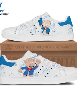 Porky Pig Cartoon Stan Smith Shoes For Kid