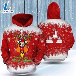 Reindeer Mickey Have A Mickey Christmas 3D All Over Print Hoodie, Zip-up Hoodie