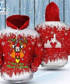 Reindeer Mickey Have A Mickey Christmas 3D All Over Print Hoodie, Zip-up Hoodie