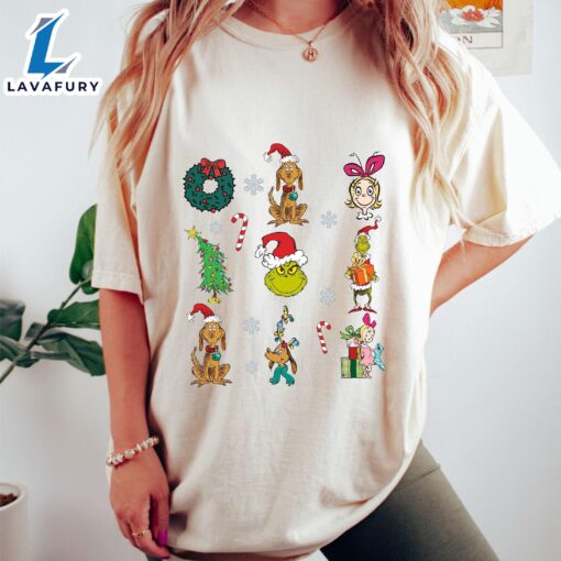 Retro Christmas Characters, Trendy Christmas Shirt