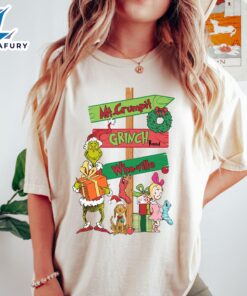 Retro Grinch Road Christmas Shirt