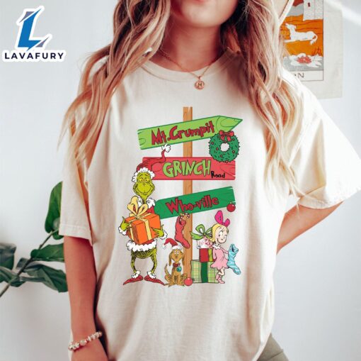 Retro Grinch Road Christmas Shirt