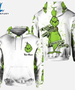 Rock Paper Scissors I Win - Personalized Grinch Hoodie and Leggings set