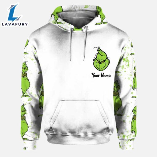 Rock Paper Scissors I Win – Personalized Grinch Hoodie and Leggings set