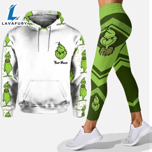 Rock Paper Scissors I Win – Personalized Grinch Hoodie and Leggings set