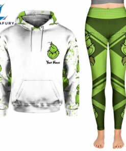 Rock Paper Scissors I Win, Stole Christmas - Personalized Grinch Hoodie and Leggings