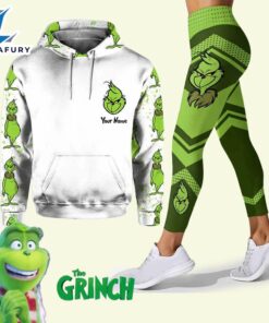 Rock Paper Scissors I Win, Stole Christmas - Personalized Grinch Hoodie and Leggings