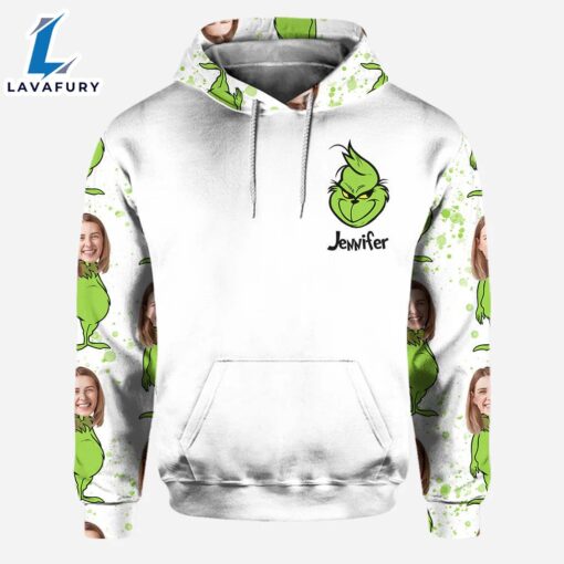 Rock Paper Scissors – Personalized Grinch Christmas Hoodie and Leggings