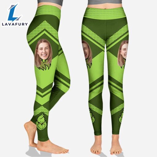 Rock Paper Scissors – Personalized Grinch Christmas Hoodie and Leggings