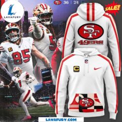 San Francisco 49ers White Hoodie…