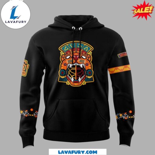 San Jose Sharks x Tigres Del Mar 2024 Pullover Black Hoodie