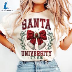 Santa University, Christmas Coquette Bow,…