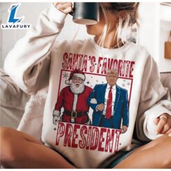 Santa’s Favorite President, Humorous Trump Christmas, Christmas Funny Shirt