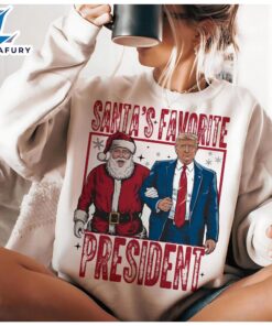 Santa’s Favorite President, Humorous Trump Christmas, Christmas Funny Shirt