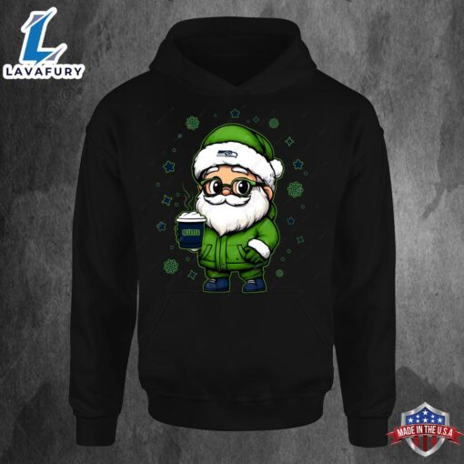 Seattle Seahawks Santa Christmas Football Hoodie