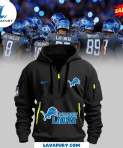 Special Detroit Lions Black Half…