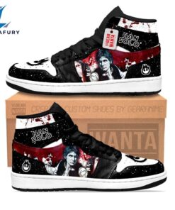 Star Wars Han Solo J1 Shoes Custom Sneakers