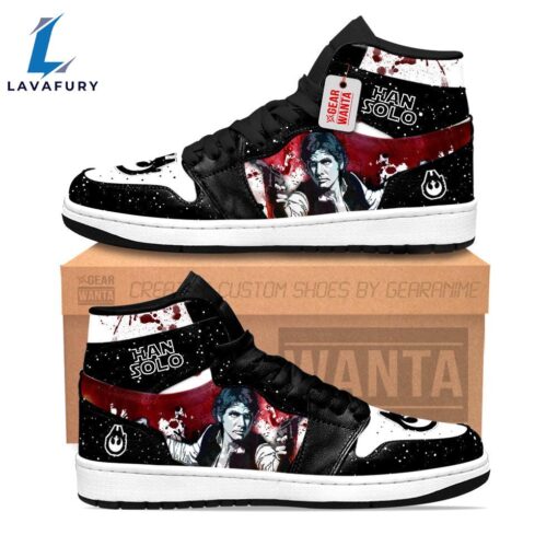 Star Wars Han Solo J1 Shoes Custom Sneakers