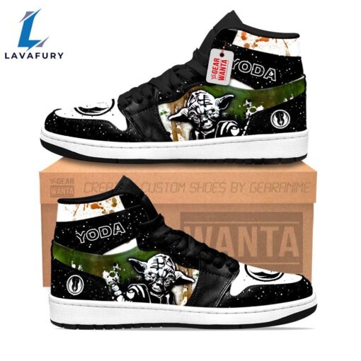 Star Wars Yoda J1 Shoes Custom