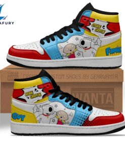 Stewie Griffin and Brian Griffin JDs Sneakers Custom Family Guy Shoes