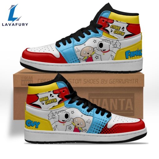 Stewie Griffin and Brian Griffin JDs Sneakers Custom Family Guy Shoes