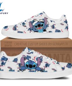 Stitch Cartoon Stan Smith Shoes For Kid