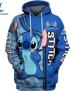 Stitch Hoodie And Leggings Set