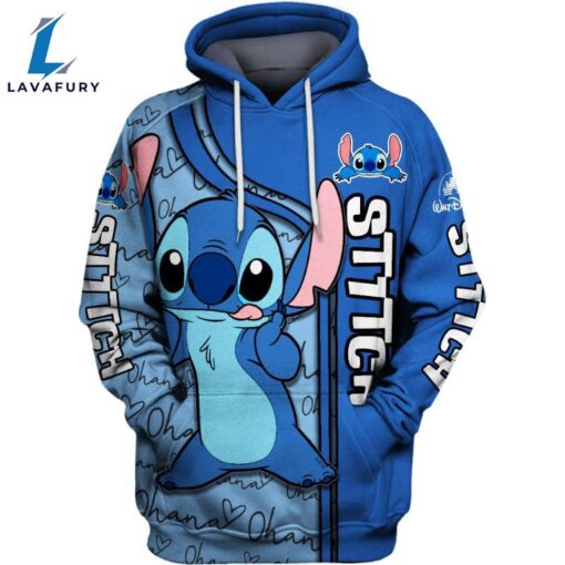 Stitch Hoodie And Leggings Set