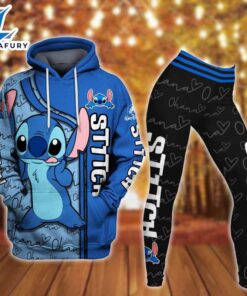 Stitch Hoodie And Leggings Set