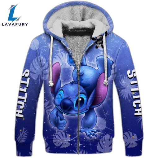 Stitch Ohana Castle Glitter Hoodie And Leggings Combo