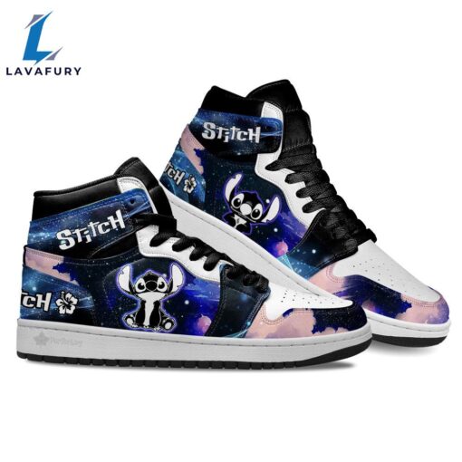 Stitch Silhouette J1 Shoes Custom For Fans Sneakers