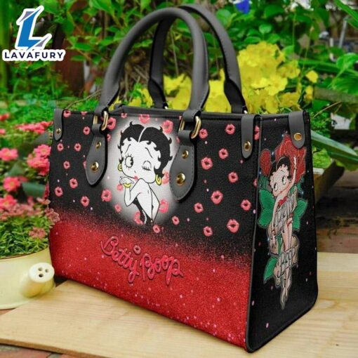 Stylish Betty Boop 2 Leather Handbag Gift for Women