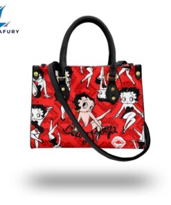 Stylish Betty Boop Leather Handbag