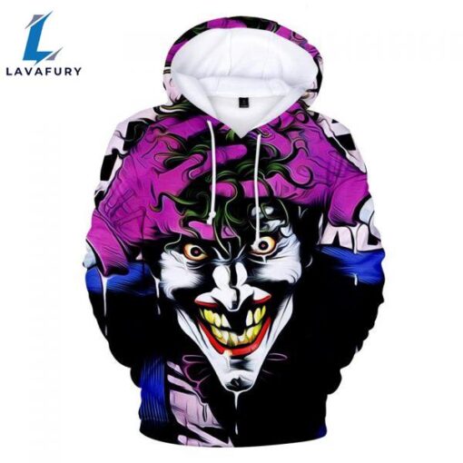 Suicide Squad Hoodies – Joker Series Evil Joker Unisex 3D Hoodie