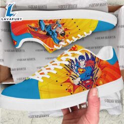 Super Man Cartoon Stan Smith Shoes For Kid