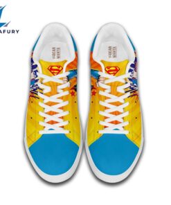 Super Man Cartoon Stan Smith Shoes For Kid