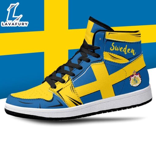 Sweden Flag JD1 Sneakers Custom Country