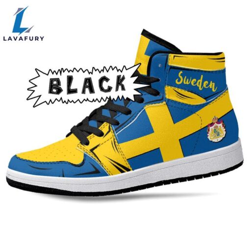 Sweden Flag JD1 Sneakers Custom Country