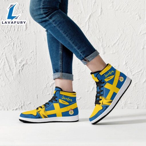 Sweden Flag JD1 Sneakers Custom Country