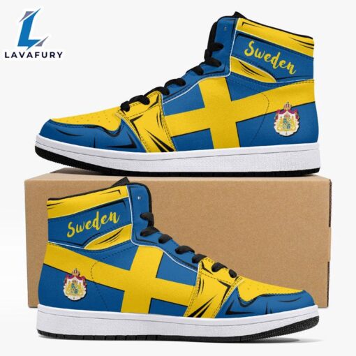 Sweden Flag JD1 Sneakers Custom Country