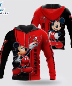 Tampa Bay Buccaneers Mickey Mouse Paints Funny Hoodie 3D