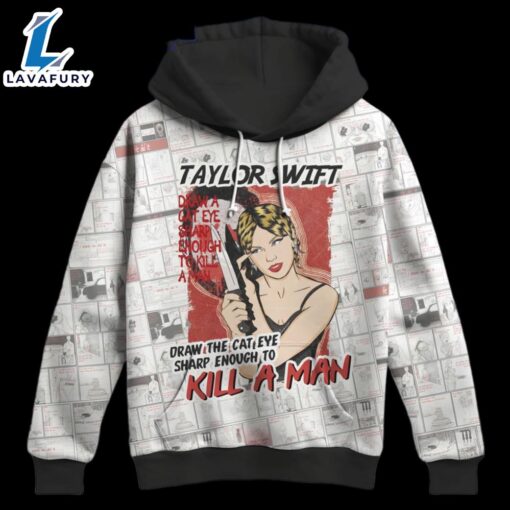 Taylor Swift Draw The Cat Eye 3D Hoodie Shirt