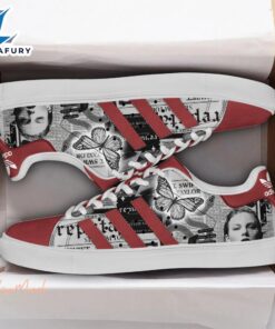 Taylor Swift Reputation Red White Stan Smith Shoes