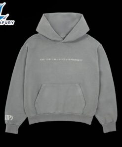 Taylor Swift The Tortured Poets Department Gray 3D Hoodie Shirt