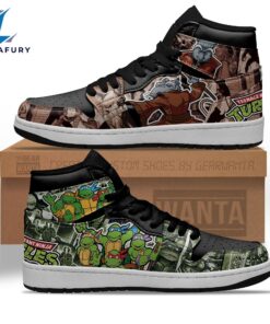 Teenage Mutant Ninja Turtles and Master Splinter Sneakers Custom Style