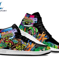 Teenage Mutant Ninja Turtles Sneakers Custom Graffiti Style