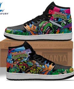 Teenage Mutant Ninja Turtles Sneakers Custom Graffiti Style