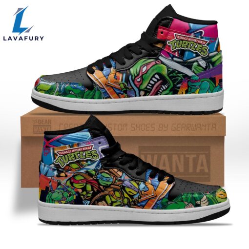 Teenage Mutant Ninja Turtles Sneakers Custom Graffiti Style