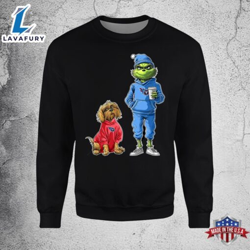 Tennessee Titans Grinch Christmas Football Sweatshirt